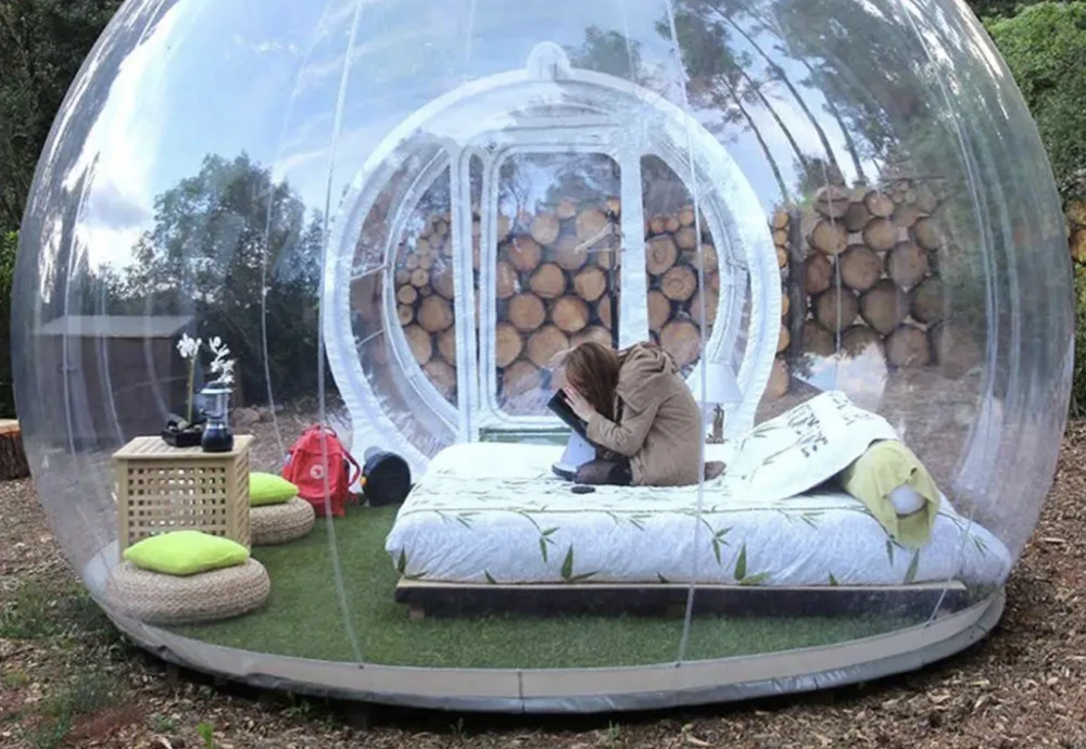 bubble tents glamping