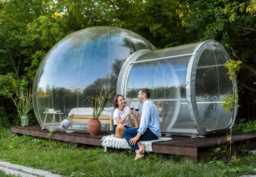 camping clear inflatable bubble tent